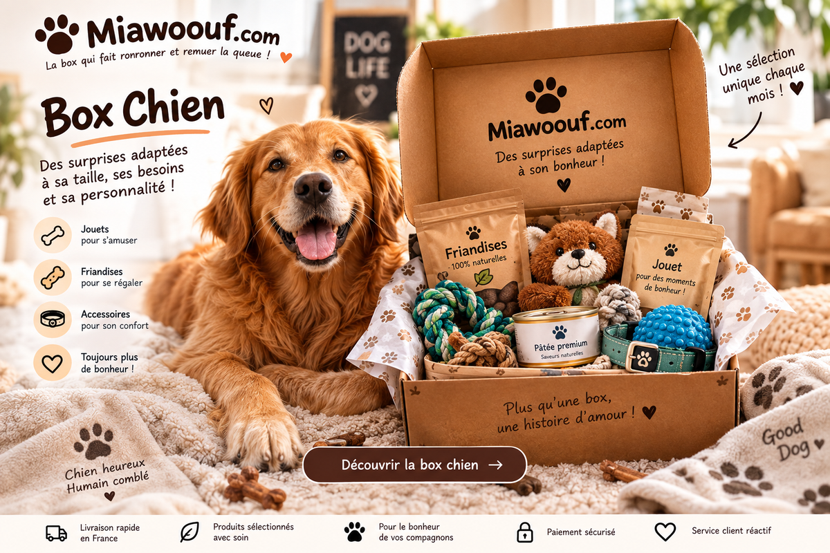 Box Chien Miawoouf personnalisée